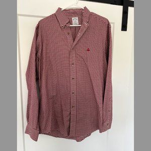 Brooks Brother Red Button-Down Shirt (Large)
